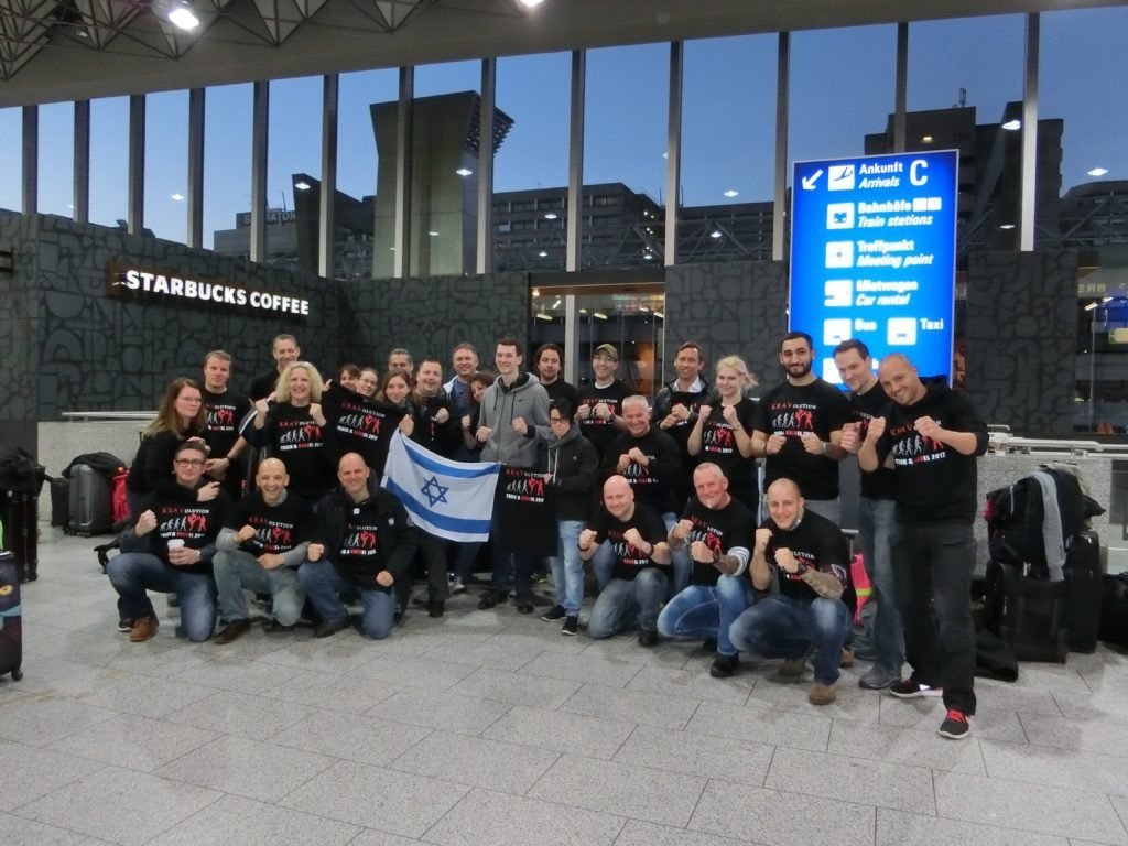 KRAVolution Team Train & KRAVel 2017 Israel Gruppe Frankfurt