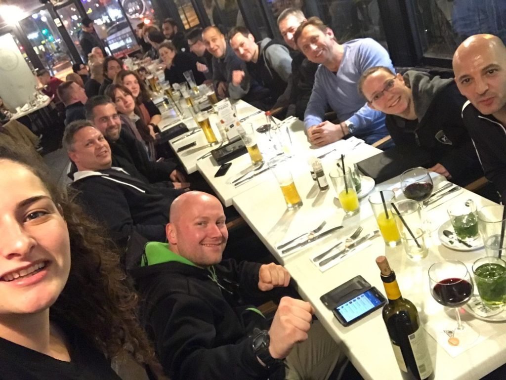 KRAVolution Team Train & KRAVel 2017 Israel - Abendessen
