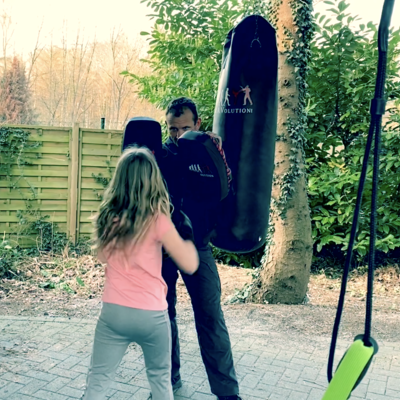 Krav Maga Training Outside