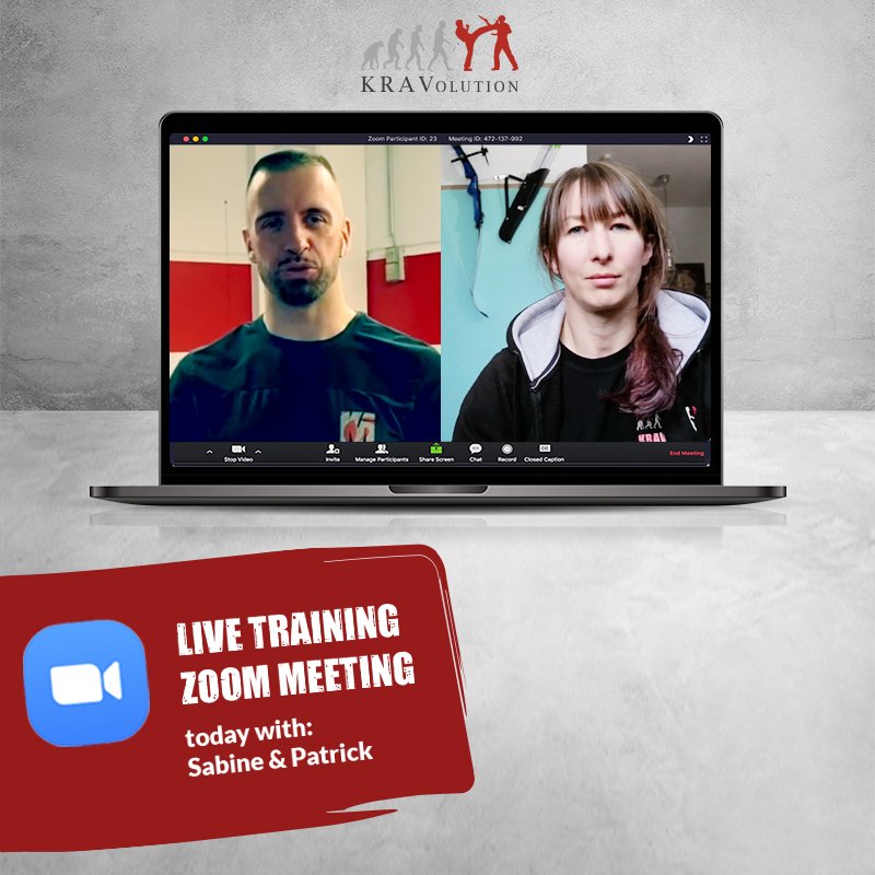 Online Training mit Patrick und Sabine als Zoom Meeting